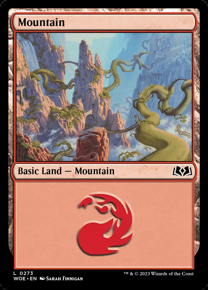 2023 Wilds of Eldraine Mountain #273 common card image
