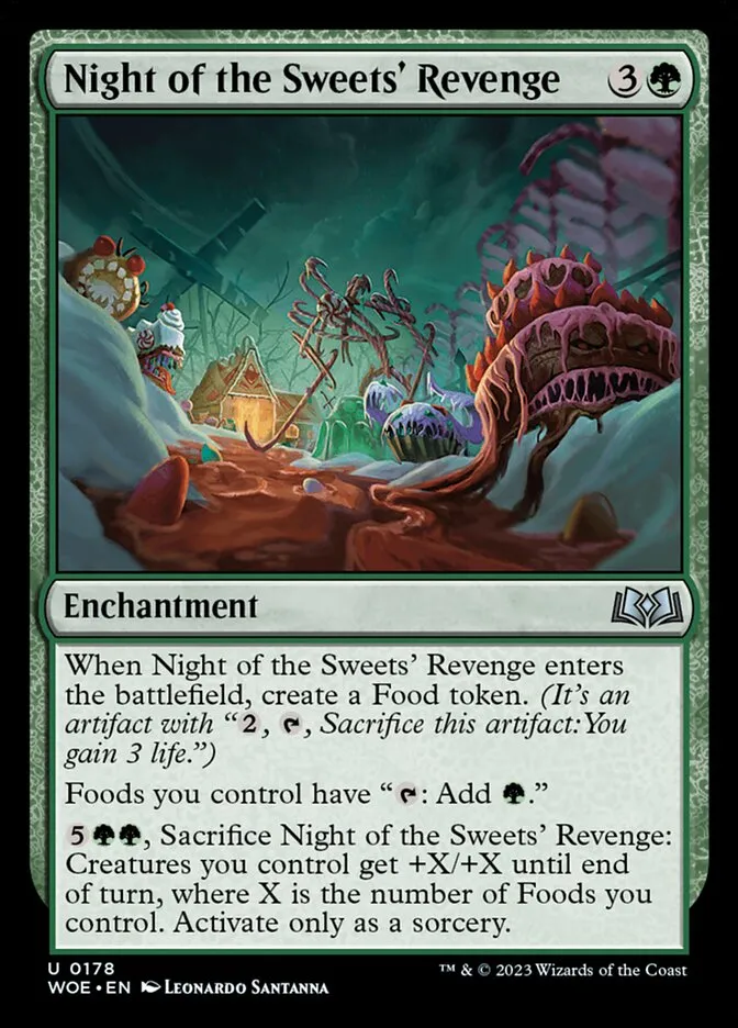 2023 Wilds of Eldraine Night of the Sweets' Revenge #178 uncommon card image