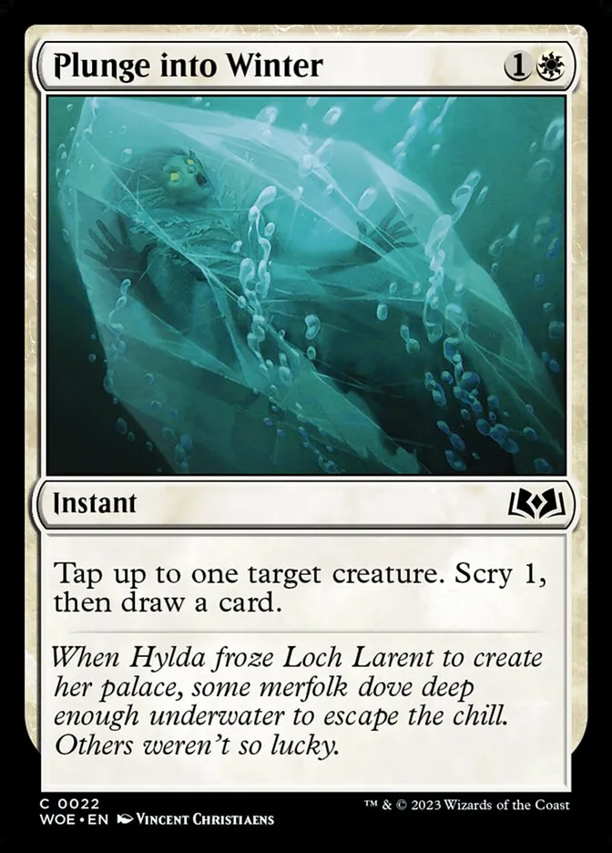 2023 Wilds of Eldraine Plunge into Winter #22 common card image