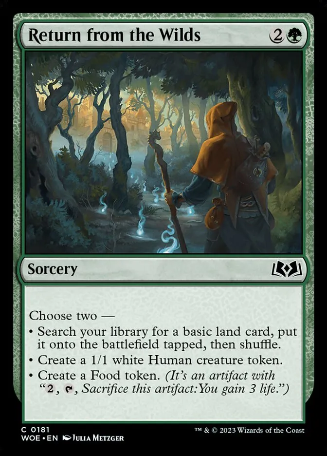 2023 Wilds of Eldraine Return from the Wilds #181 common card image