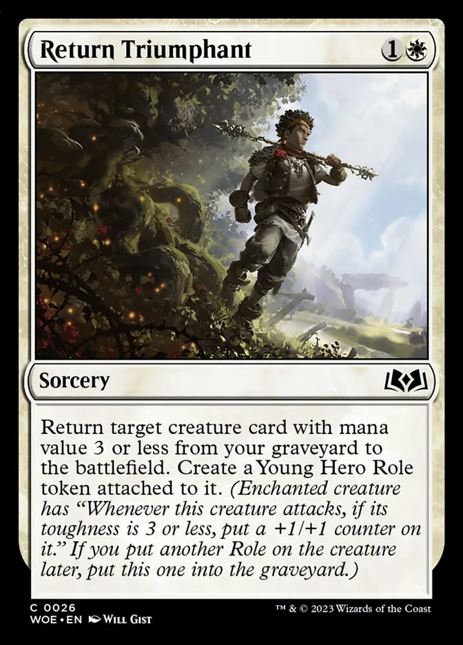 2023 Wilds of Eldraine Return Triumphant #26 common card image