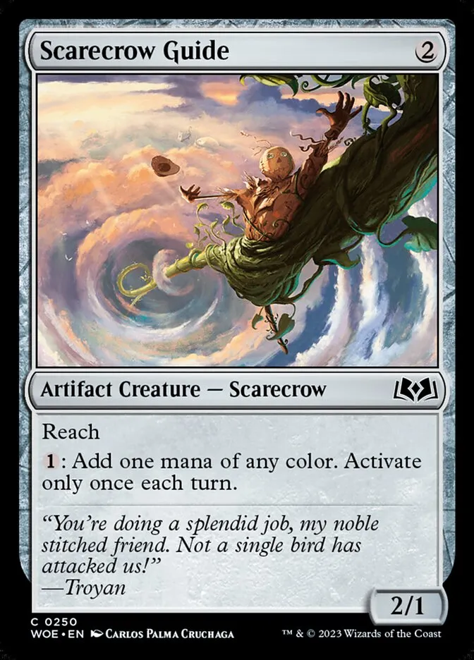 2023 Wilds of Eldraine Scarecrow Guide #250 common card image