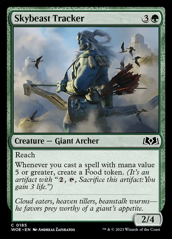 2023 Wilds of Eldraine Skybeast Tracker #185 common card image