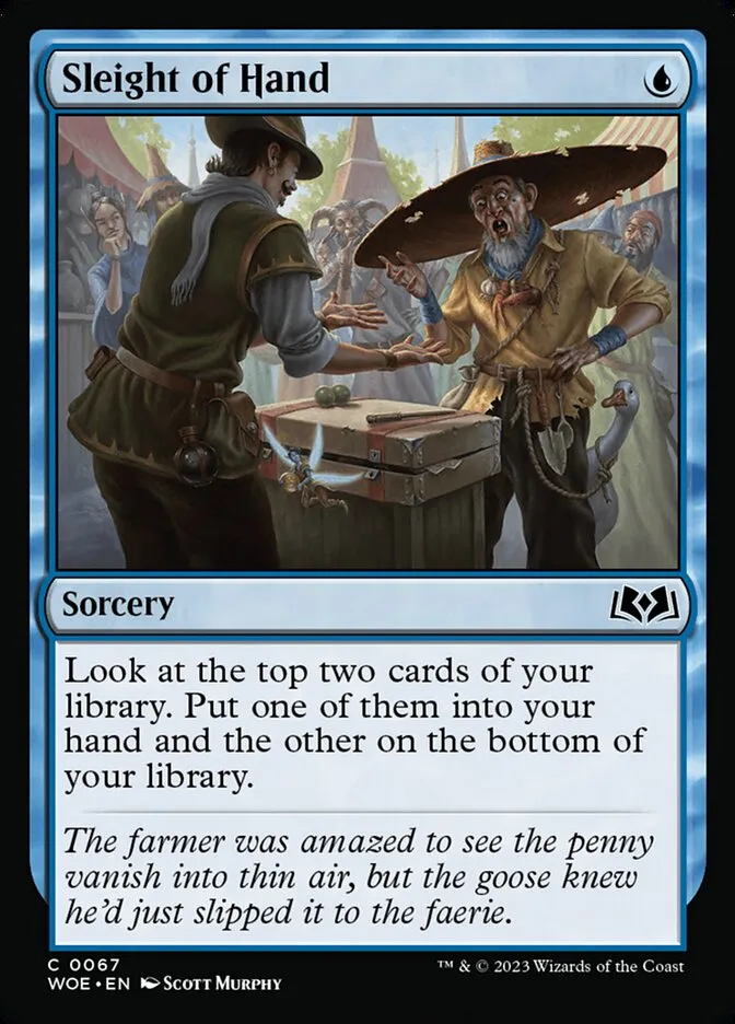 2023 Wilds of Eldraine Sleight of Hand #67 common card image