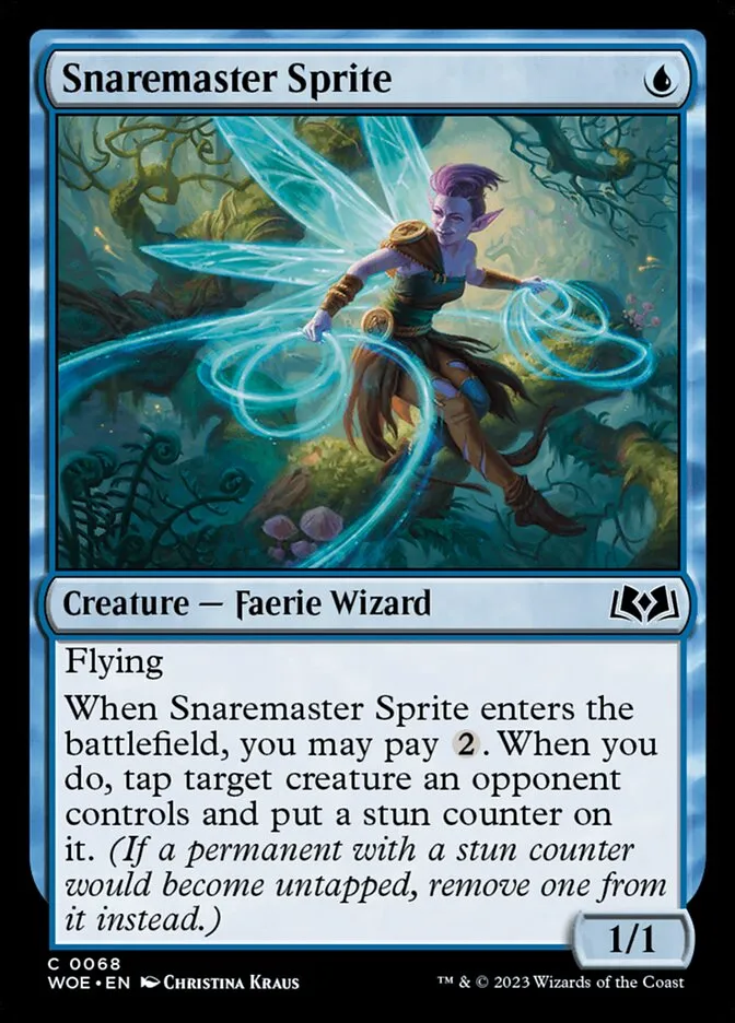2023 Wilds of Eldraine Snaremaster Sprite #68 common card image