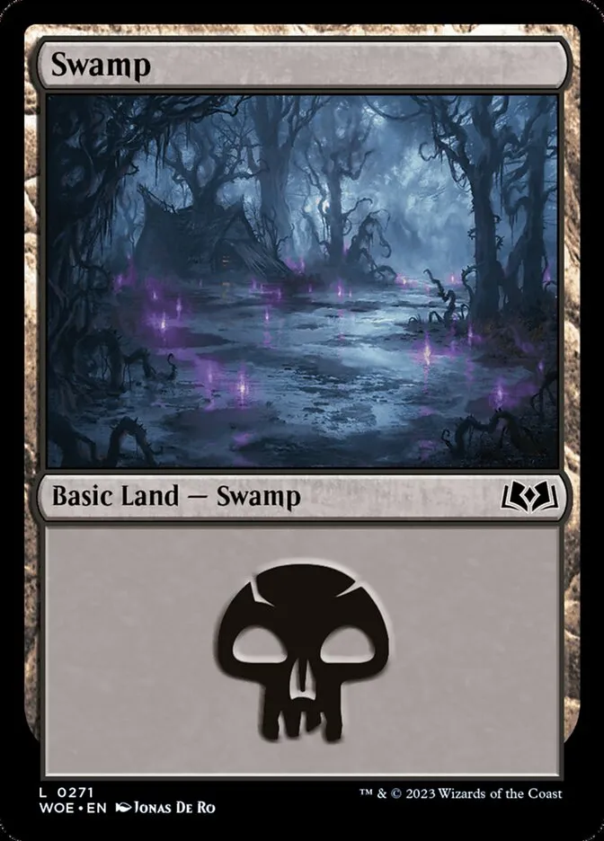 2023 Wilds of Eldraine Swamp #271 common card image