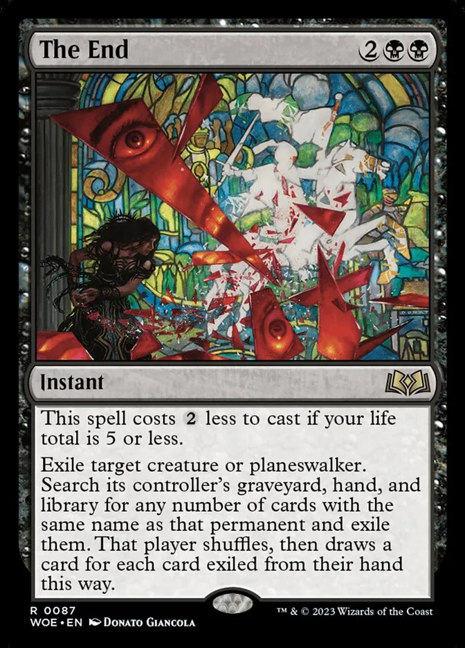 2023 Wilds of Eldraine The End #87 rare card image