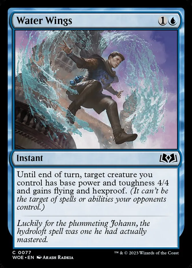 2023 Wilds of Eldraine Water Wings #77 common card image