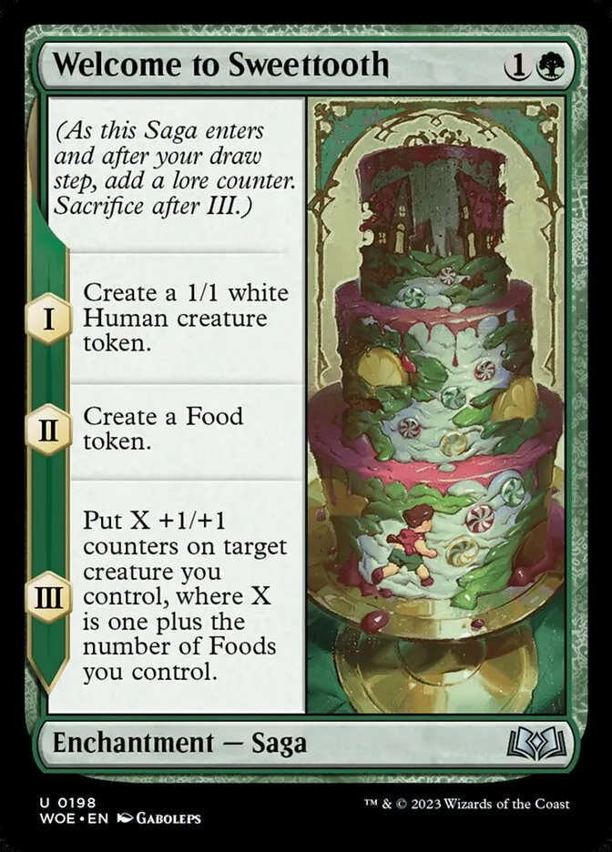 2023 Wilds of Eldraine Welcome to Sweettooth #198 uncommon card image