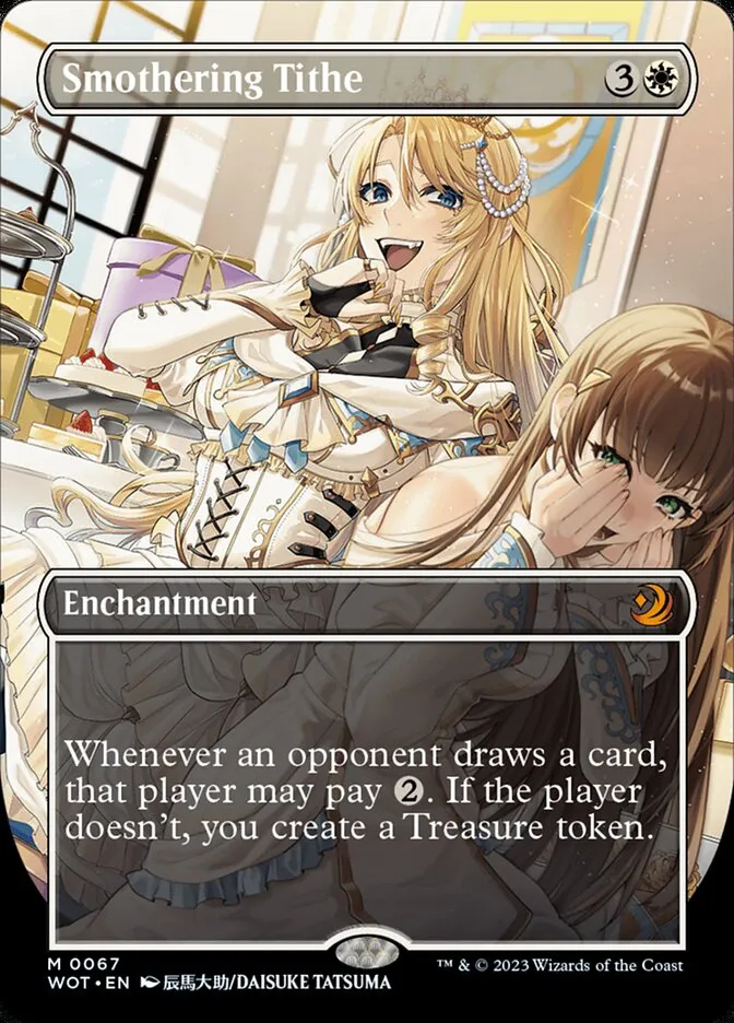 2023 Wilds of Eldraine: Enchanting Tales Smothering Tithe #67 mythic card image