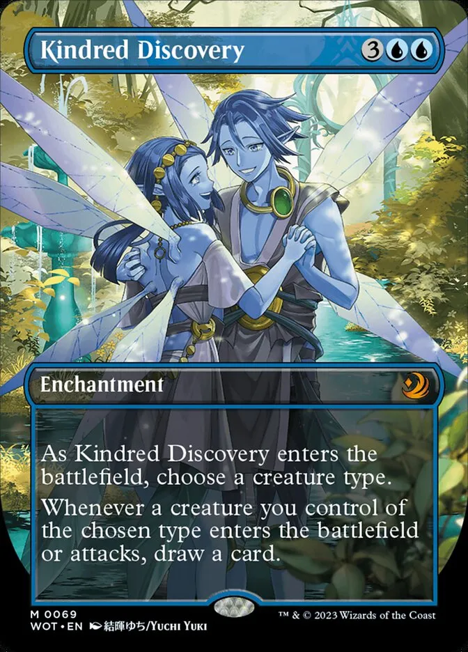 2023 Wilds of Eldraine: Enchanting Tales Kindred Discovery #69 mythic card image