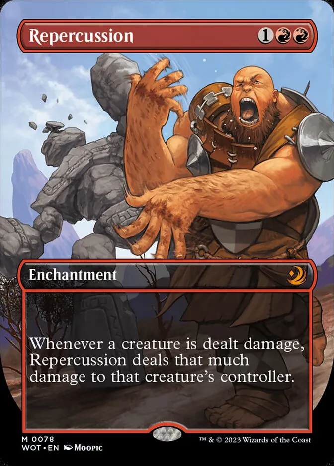 2023 Wilds of Eldraine: Enchanting Tales Repercussion #78 mythic card image