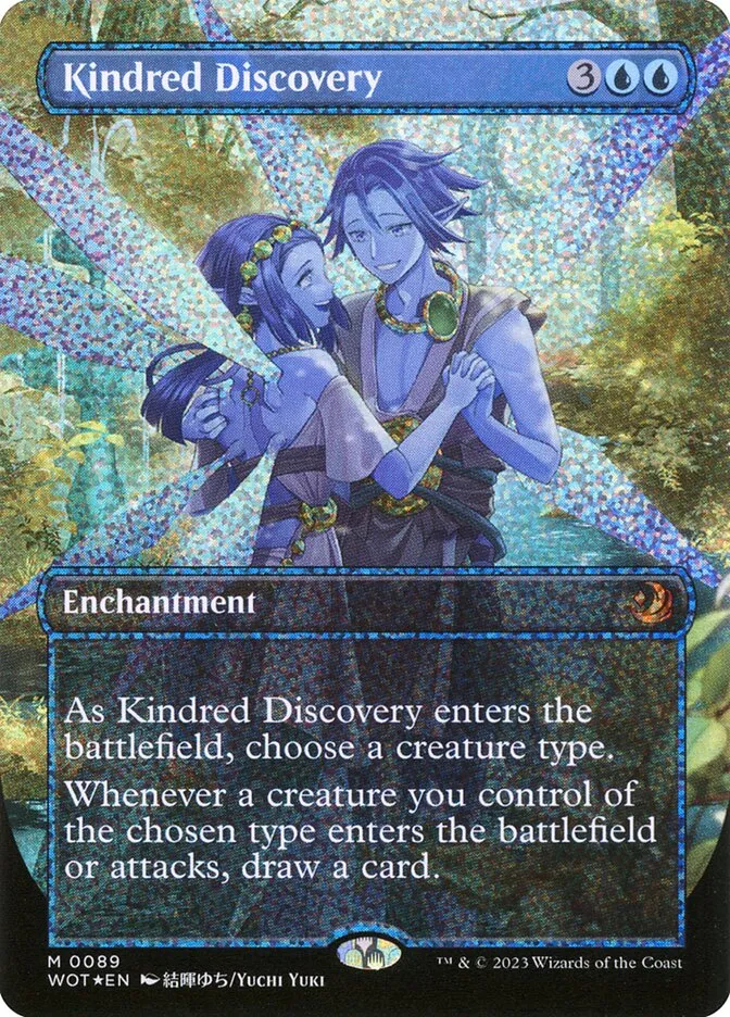2023 Wilds of Eldraine: Enchanting Tales Kindred Discovery #89 mythic card image
