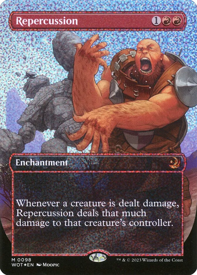 2023 Wilds of Eldraine: Enchanting Tales Repercussion #98 mythic card image