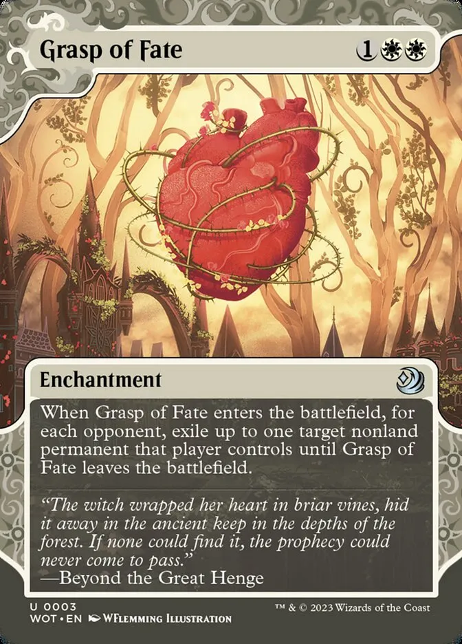 2023 Wilds of Eldraine: Enchanting Tales Grasp of Fate #3 uncommon card image