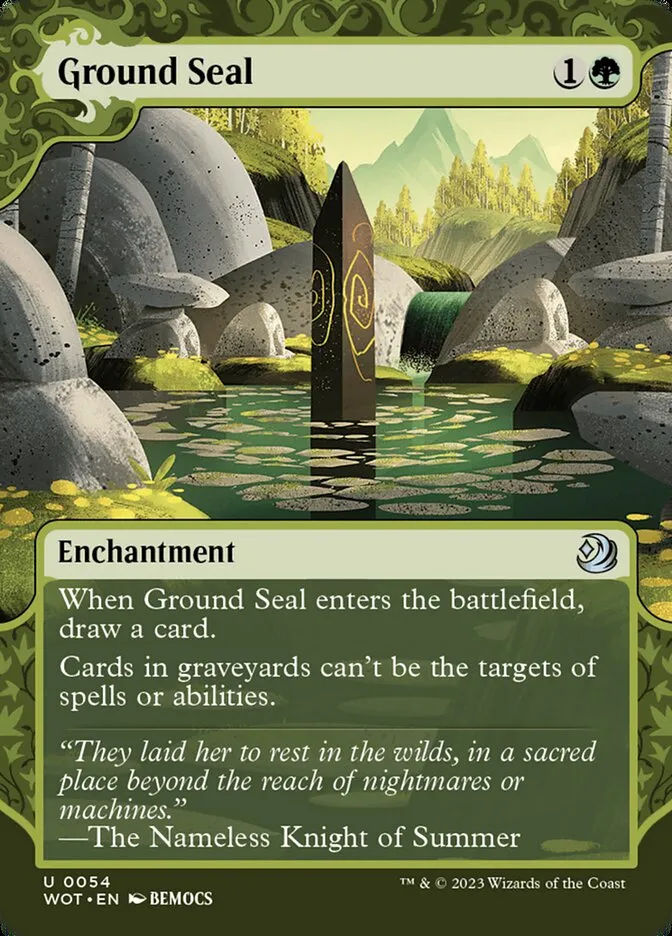 2023 Wilds of Eldraine: Enchanting Tales Ground Seal #54 uncommon card image