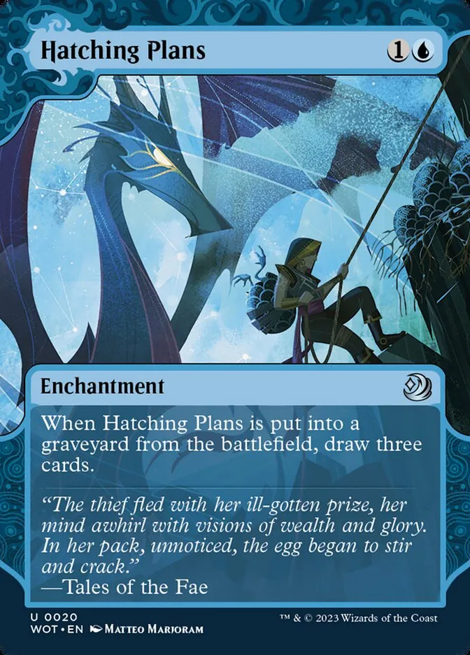 2023 Wilds of Eldraine: Enchanting Tales Hatching Plans #20 uncommon card image