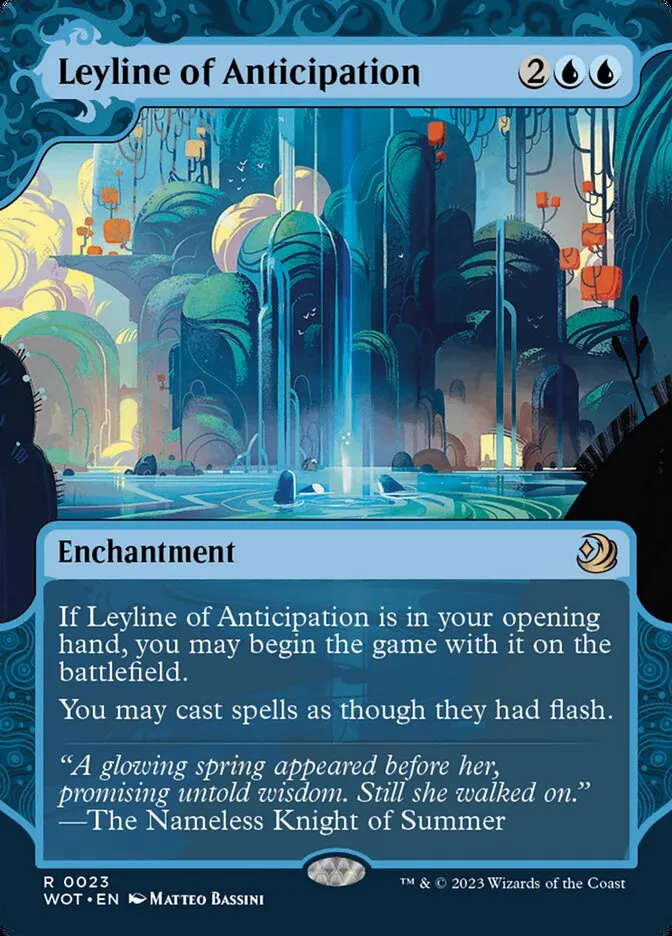 2023 Wilds of Eldraine: Enchanting Tales Leyline of Anticipation #23 rare card image