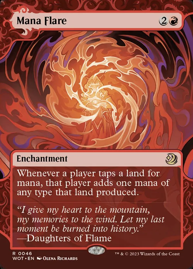 2023 Wilds of Eldraine: Enchanting Tales Mana Flare #46 rare card image