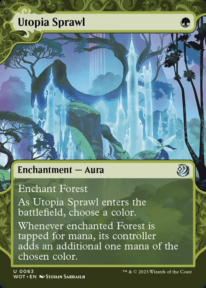2023 Wilds of Eldraine: Enchanting Tales Utopia Sprawl #63 uncommon card image