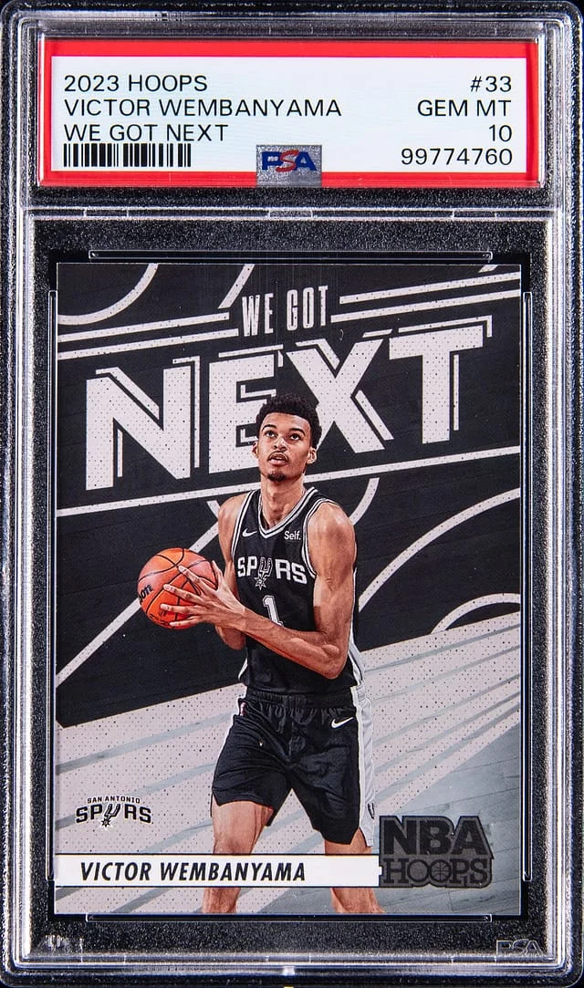 2023 NBA Hoops Victor Wembanyama We Got Next #33 card image