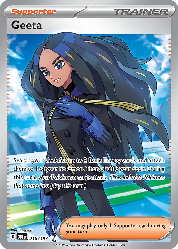 2023 Obsidian Flames Geeta #226/197 Special Illustration Rare card image