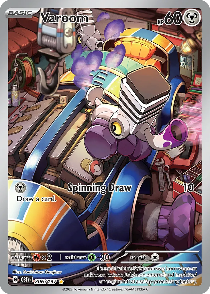 2023 Obsidian Flames Varoom #155/197 Common card image