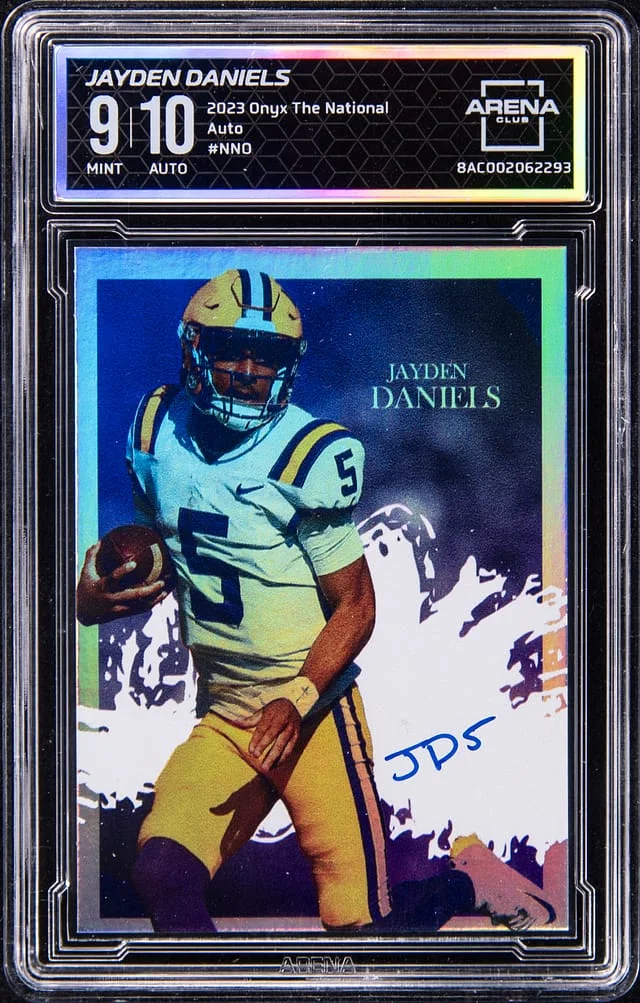 2023 Onyx The National Autograph Jayden Daniels #NNO card image