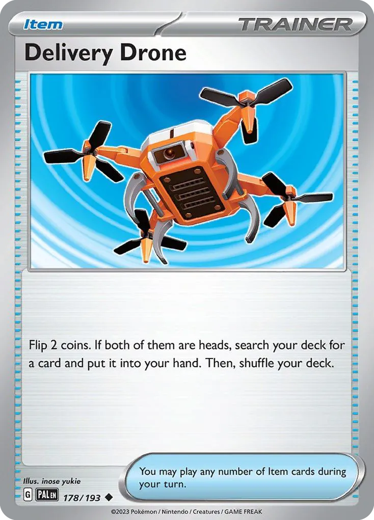 2023 Paldea Evolved Delivery Drone Uncommon #178/193 Uncommon card image
