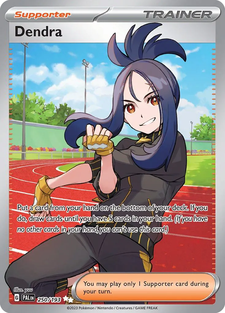 2023 Paldea Evolved Dendra #266/193 Special Illustration Rare card image