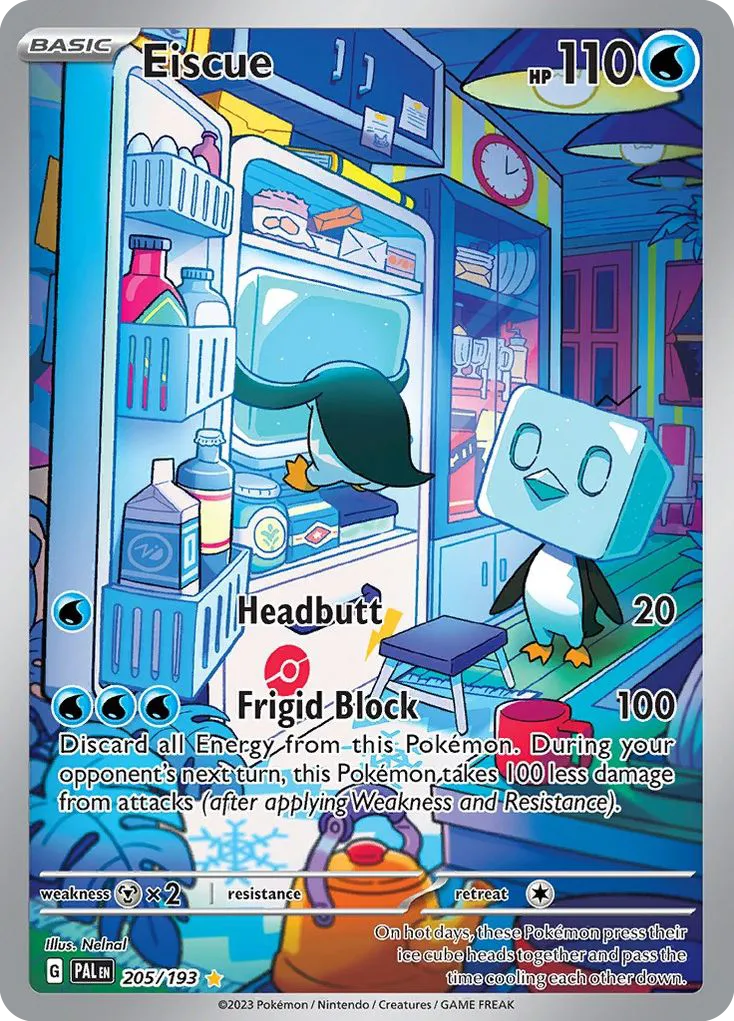 2023 Paldea Evolved Eiscue Uncommon #048/193 Uncommon card image
