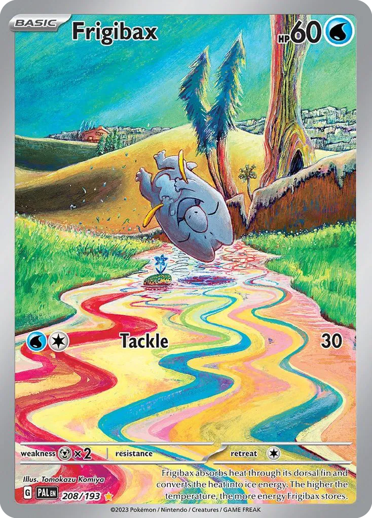 2023 Paldea Evolved Frigibax Common #058/193 Common card image