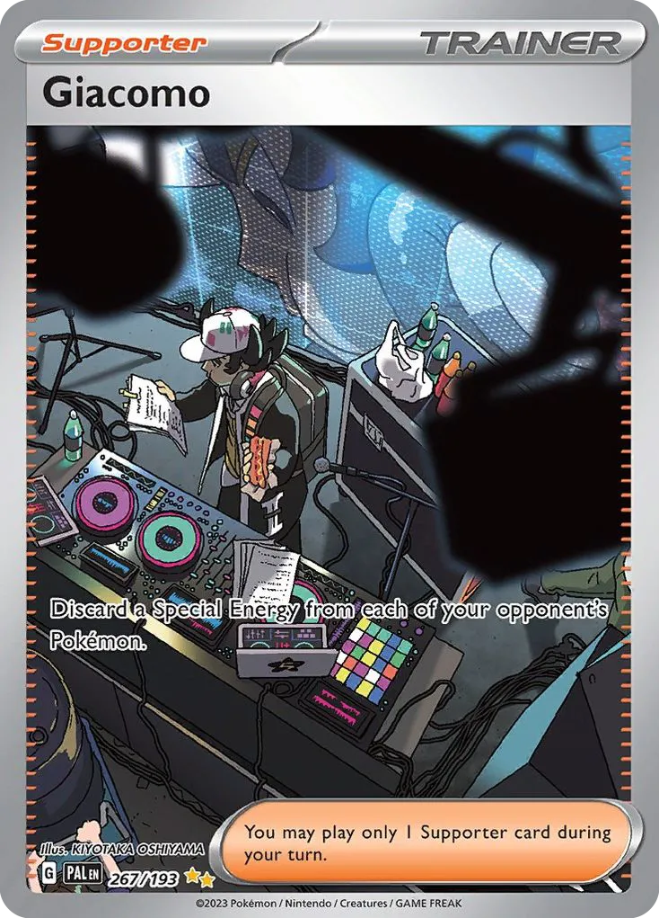 2023 Paldea Evolved Giacomo #252/193 Ultra Rare card image