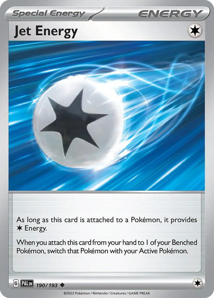 2023 Paldea Evolved Jet Energy Uncommon #190/193 Uncommon card image