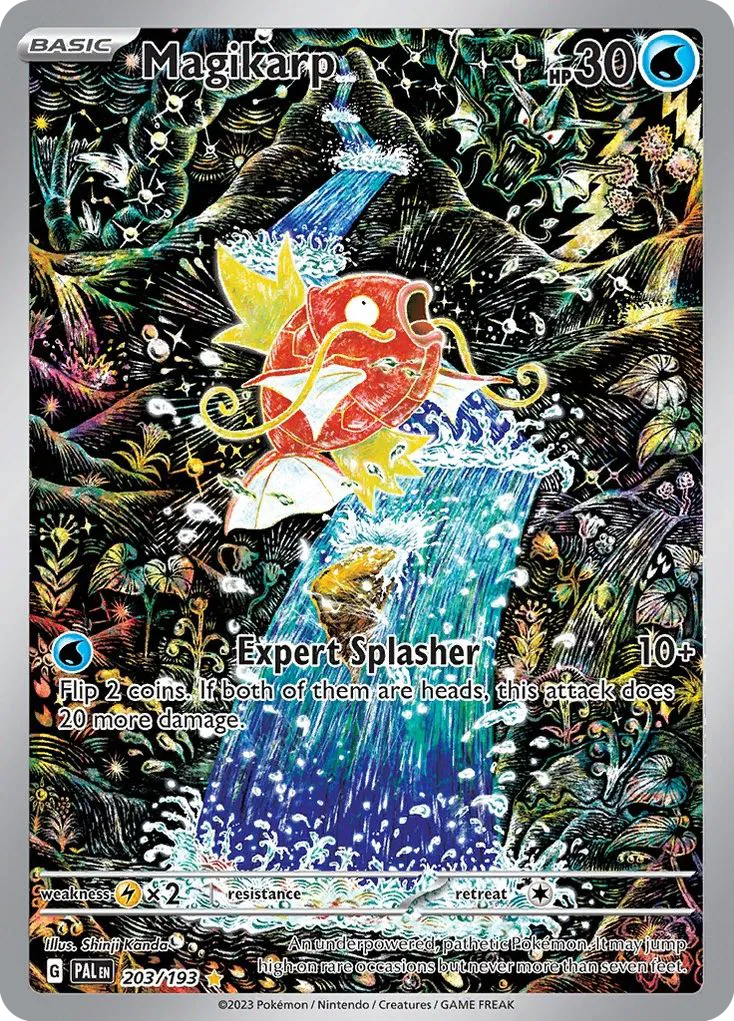 2023 Paldea Evolved Magikarp Common #042/193 Common card image