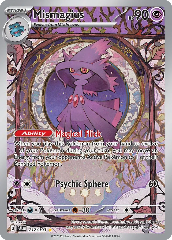 2023 Paldea Evolved Mismagius Uncommon #088/193 Uncommon card image