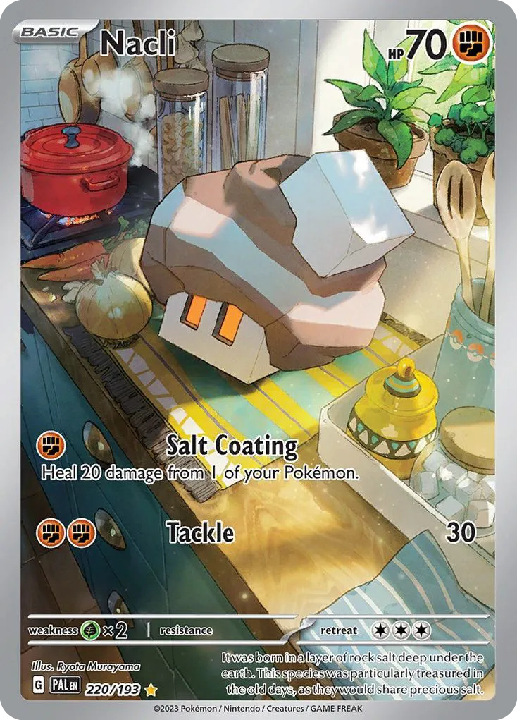 2023 Paldea Evolved Nacli Common #120/193 Common card image