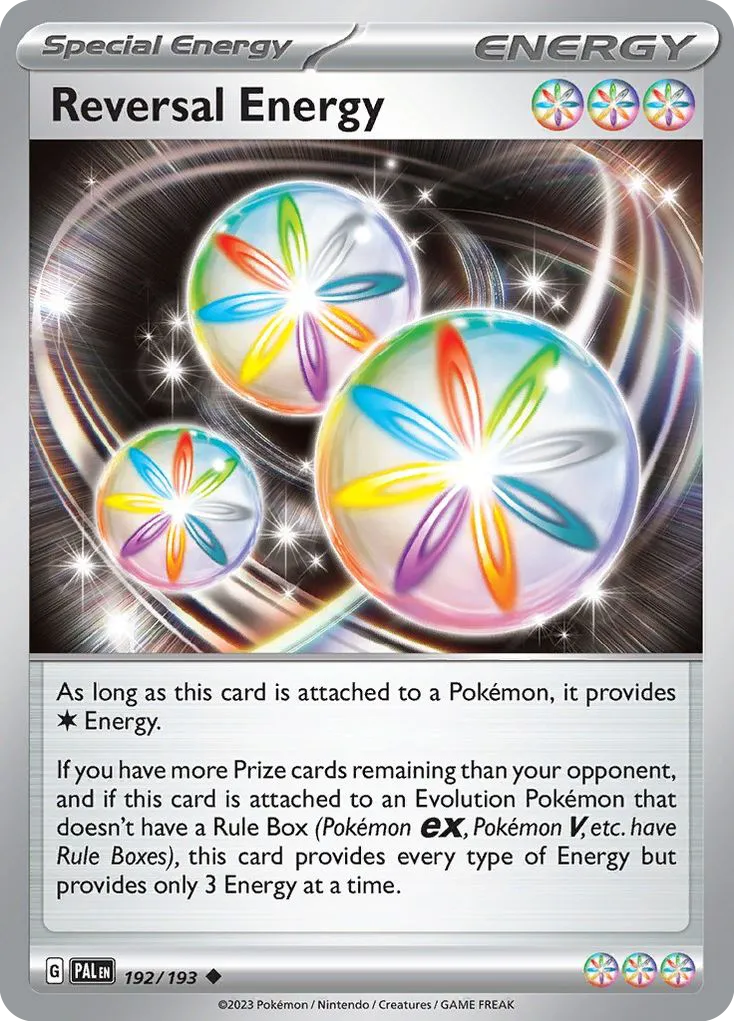 2023 Paldea Evolved Reversal Energy Uncommon #192/193 Uncommon card image