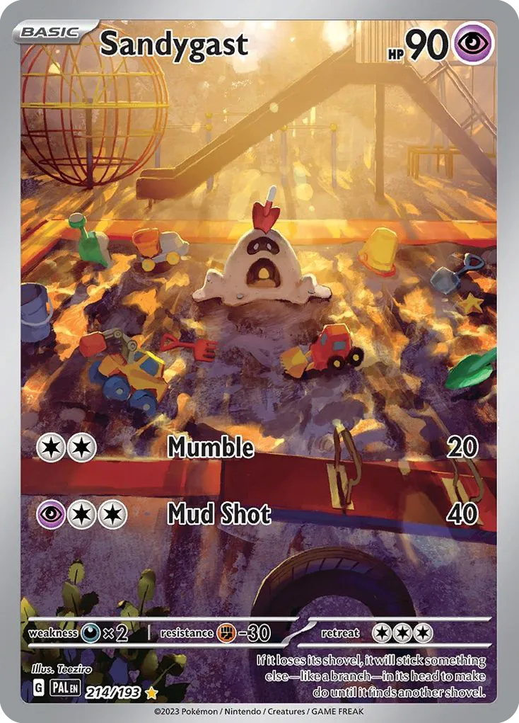 2023 Paldea Evolved Sandygast Common #095/193 Common card image