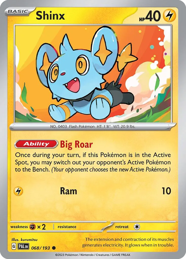 2023 Paldea Evolved Shinx #068/193 Common card image