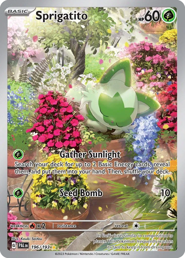 2023 Paldea Evolved Sprigatito #013/193 Common card image