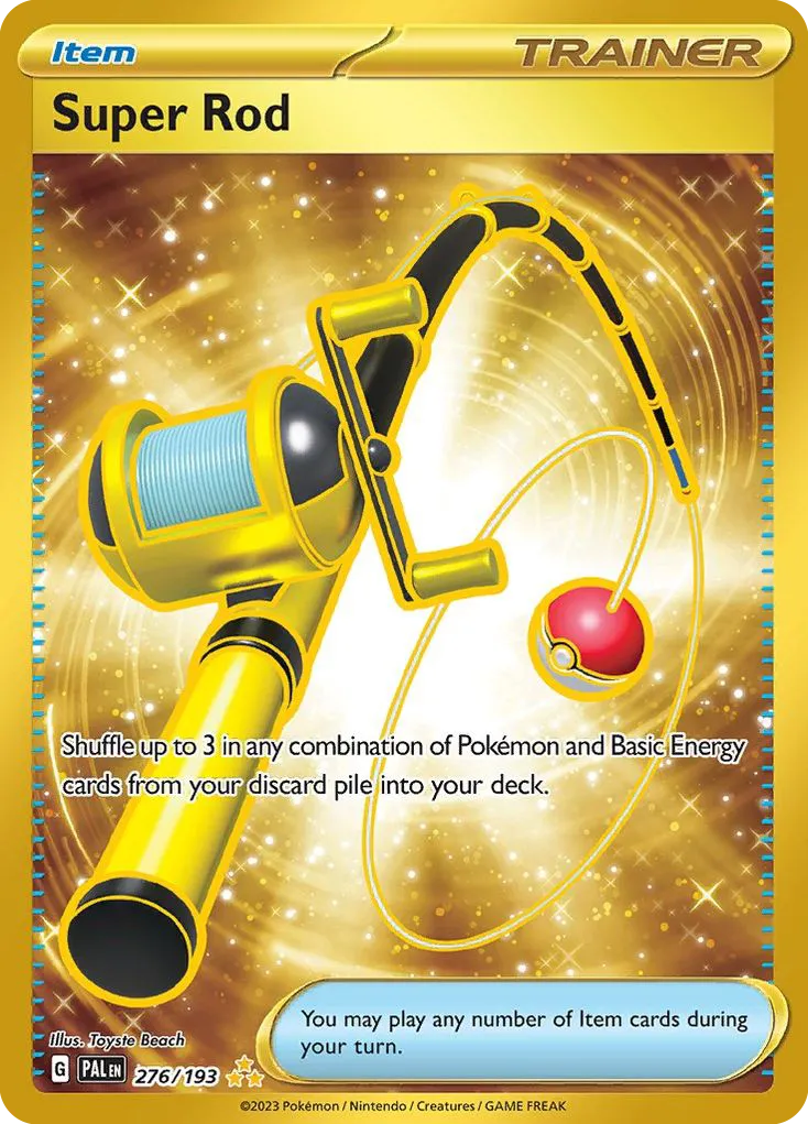 2023 Paldea Evolved Super Rod #276/193 Hyper Rare card image