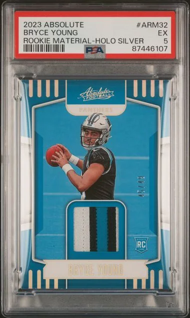 2023 Panini Absolute Bryce Young Absolute Materials Holo Silver #ARM32 card image