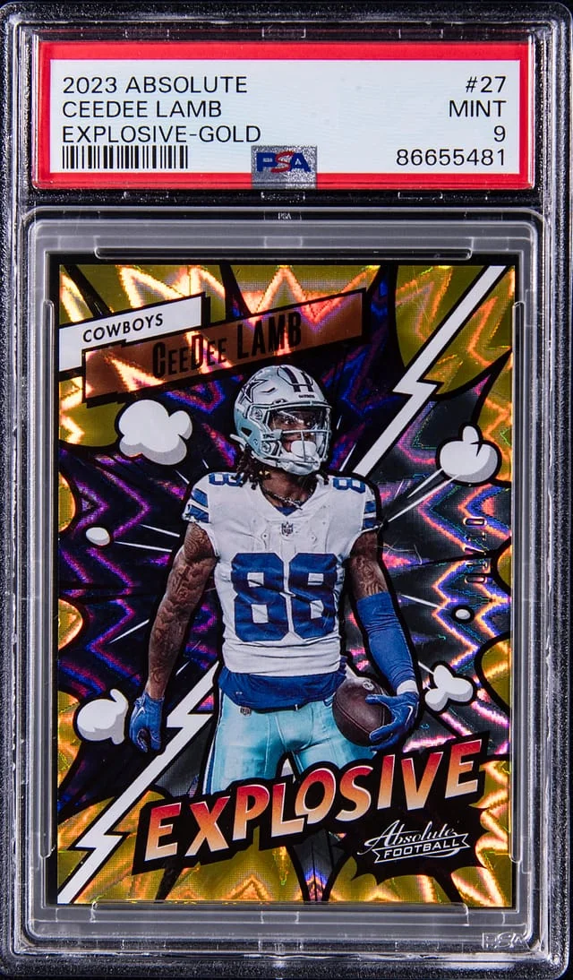 2023 Panini Absolute Ceedee Lamb Explosive Gold #27 card image