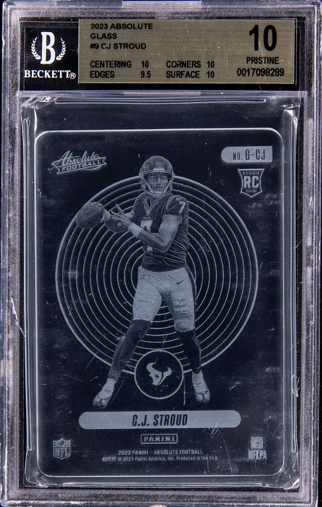 2023 Panini Absolute C.J. Stroud Glass #9 card image