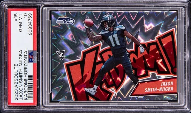 2023 Panini Absolute Jaxon Smith-Njigba Kaboom! Horizontal #15 card image