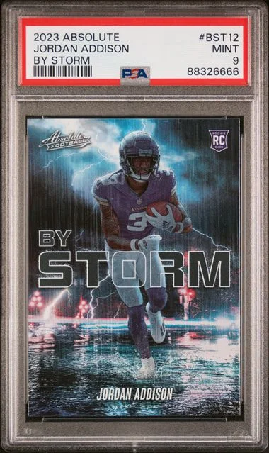 2023 Panini Absolute Jordan Addison By Storm #BST12 card image