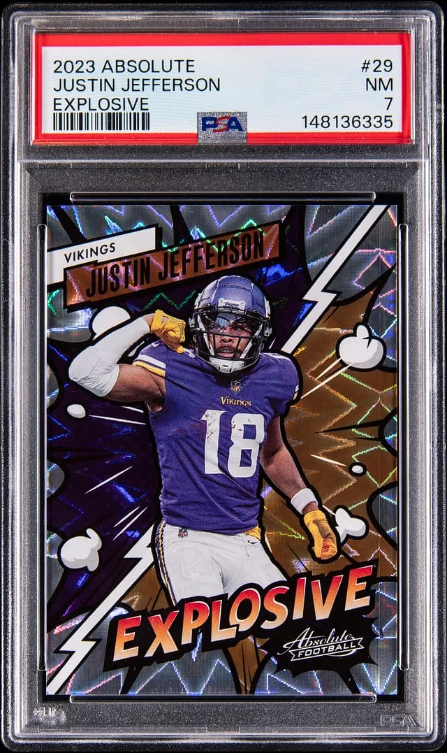 2023 Panini Absolute Justin Jefferson Explosive #29 card image