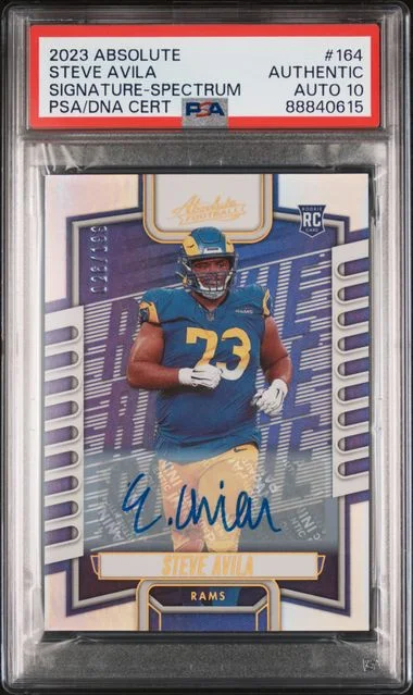 2023 Panini Absolute Steve Avila Signature-Spectrum #164 card image