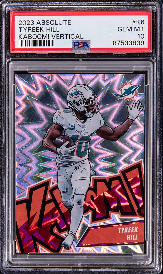 2023 Panini Absolute Tyreek Hill Kaboom! Vertical #K6 card image